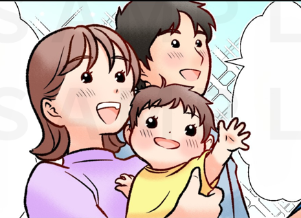幼稚園向け広告漫画１